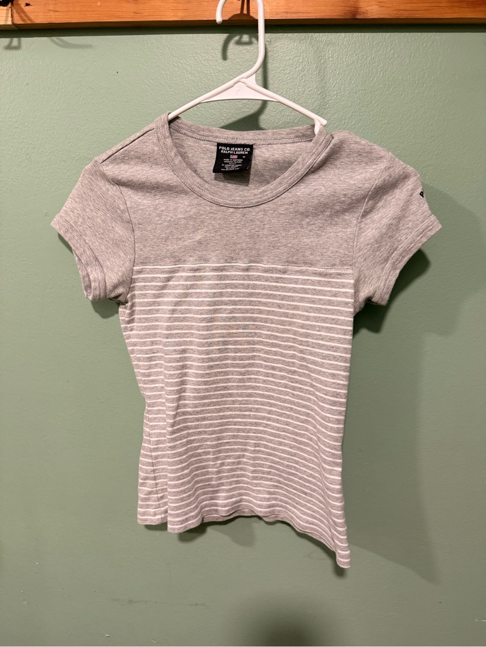 Y2K Polo Jeans Co. Ralph Lauren Striped Baby T-Shirt